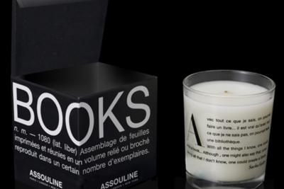 Book Scented Candles by Assouline (via @sosupersam)